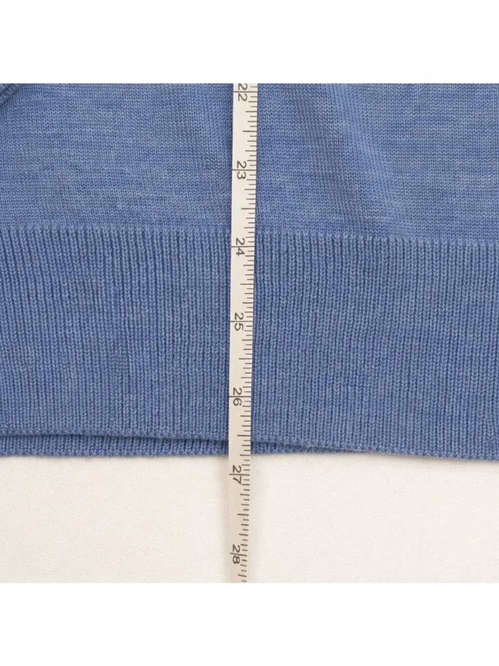 J.Crew Factory Machine-Washable Merino Blend Half-Zip Sweater Men’s Large Blue